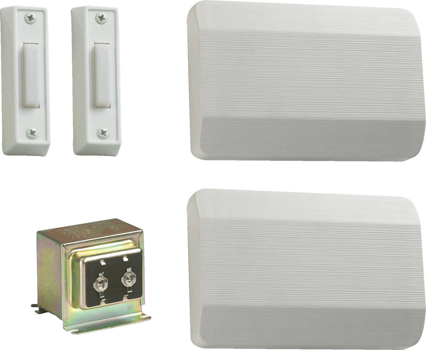 Quorum 102-2-6 Door Chime, White