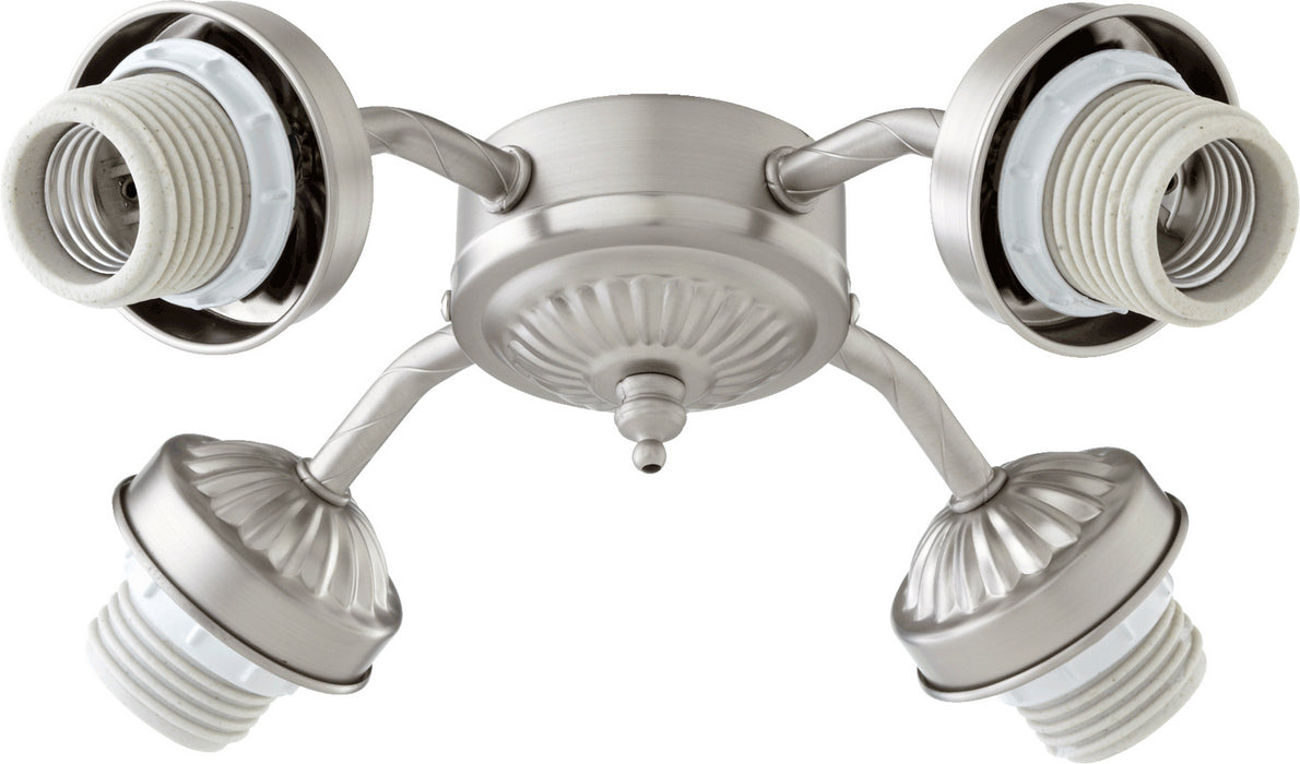 Quorum 2444-8065 LED Fan Light Kit, Satin Nickel