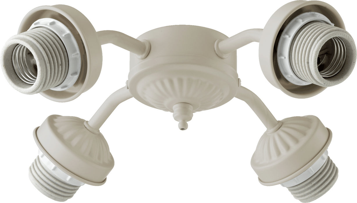 Quorum 2444-8067 LED Fan Light Kit, Antique White