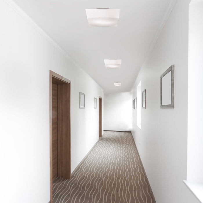 Eurofase 16621-015 One Light Flushmount, White
