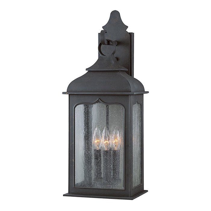 Troy Lighting B2012-TBZ Three Light Wall Lantern, Textured Bronze