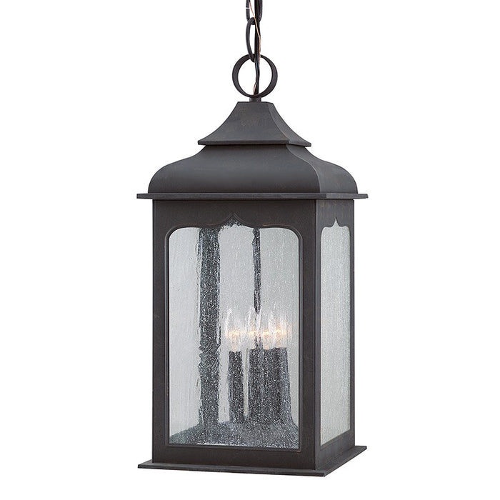 Troy Lighting F2018-TBZ Four Light Hanging Lantern, Textured Bronze