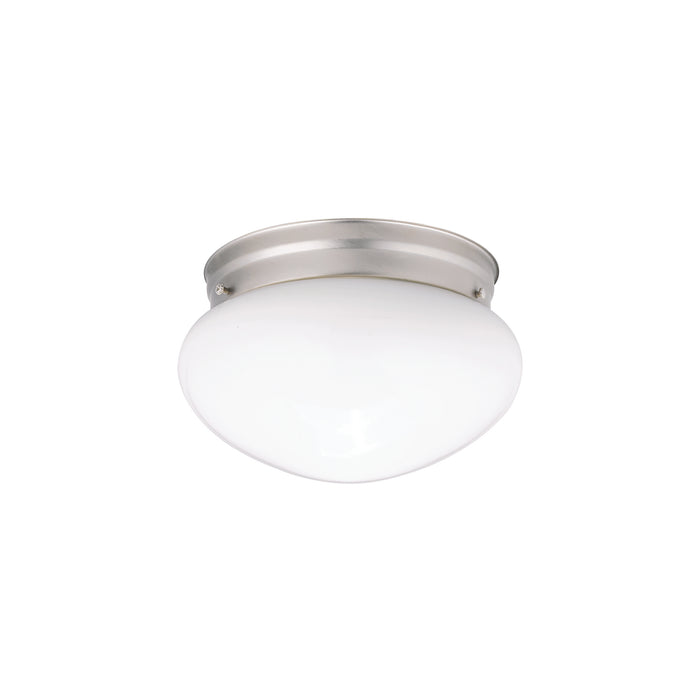 Kichler 206NI One Light Flush Mount, Brushed Nickel