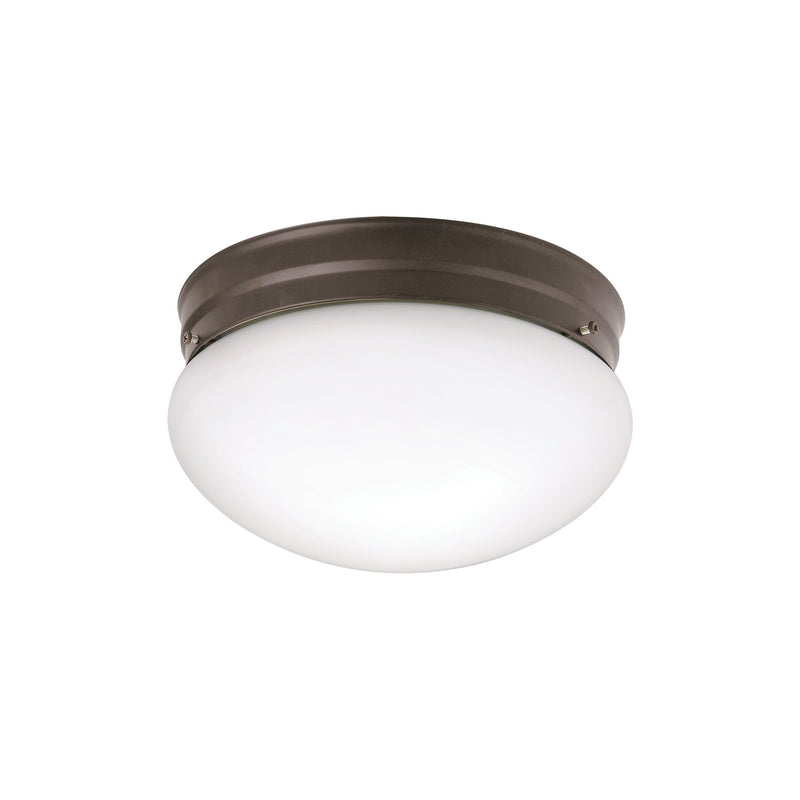 Kichler 209OZ Two Light Flush Mount, Olde Bronze