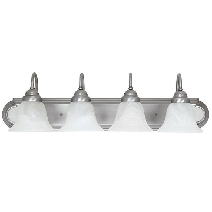 Capital Lighting 1164MN-118 Four Light Vanity, Matte Nickel