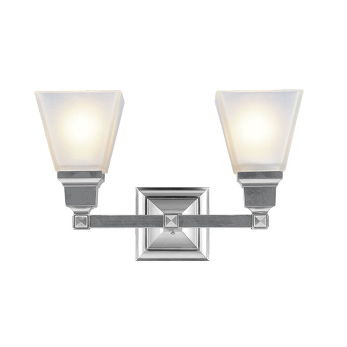 Livex Lighting 1032-91 Two Light Bath Vanity, Brushed Nickel