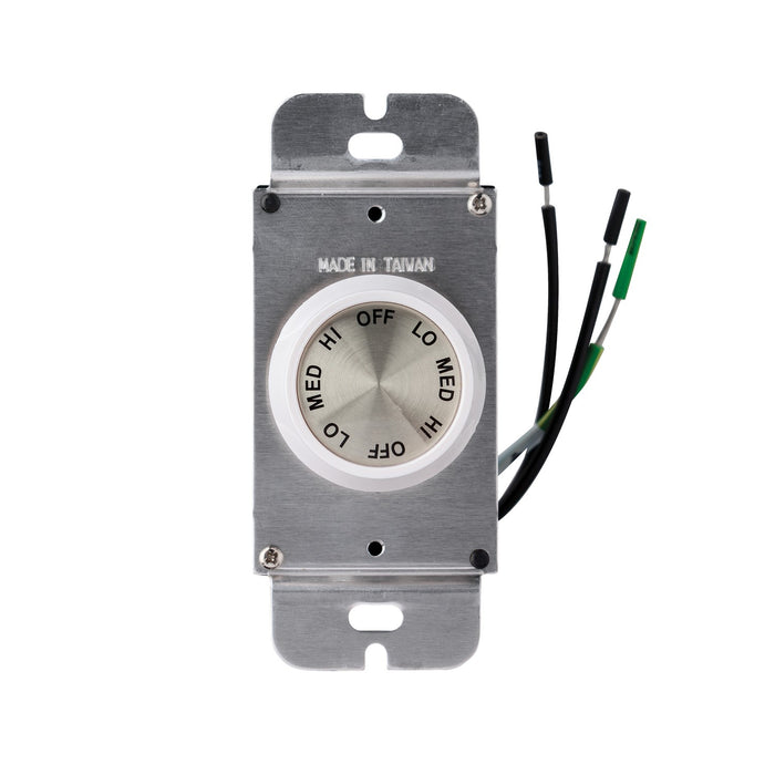 Visual Comfort Fan ESWC-1 3 Speed Rotary Wall Control, White
