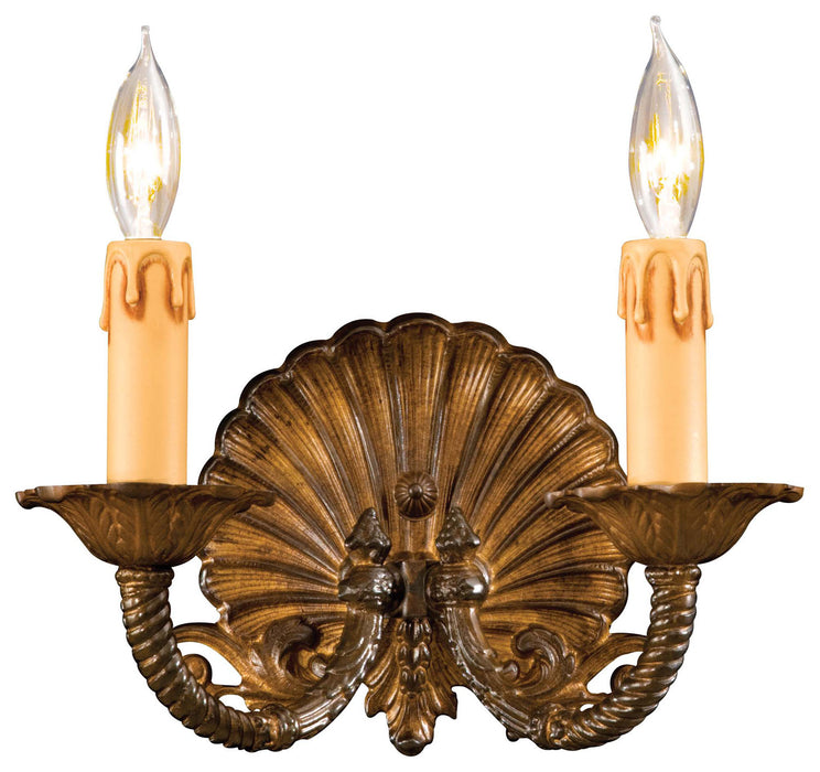Metropolitan N9805-OXB Two Light Wall Sconce, Oxide Brass