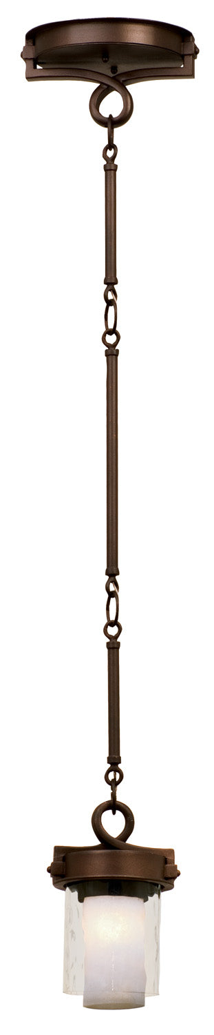 Kalco 5750SZ One Light Mini Pendant, Satin Bronze