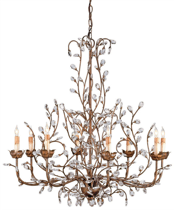 Currey and Company 9884 Eight Light Chandelier, Cupertino