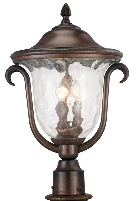 Kalco 9012BB Three Light Outdoor Hanging Lantern, Burnished Bronze