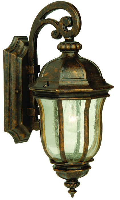 Craftmade Z3304-PRO One Light Outdoor Wall Lantern, Peruvian Bronze Outdoor