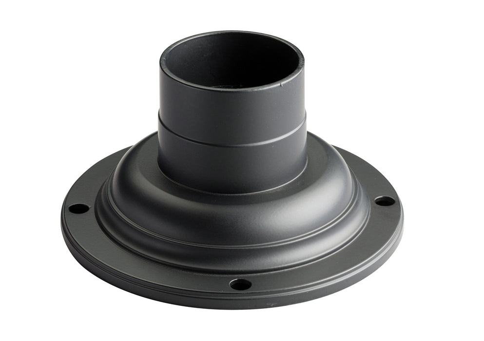 Kichler 9530BK Pedestal Adaptor, Black