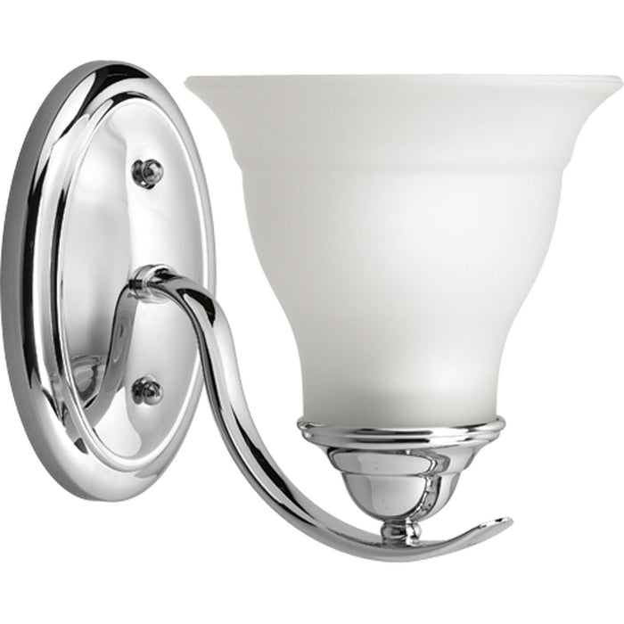 Progress Lighting P3190-15 One Light Bath Bracket, Polished Chrome