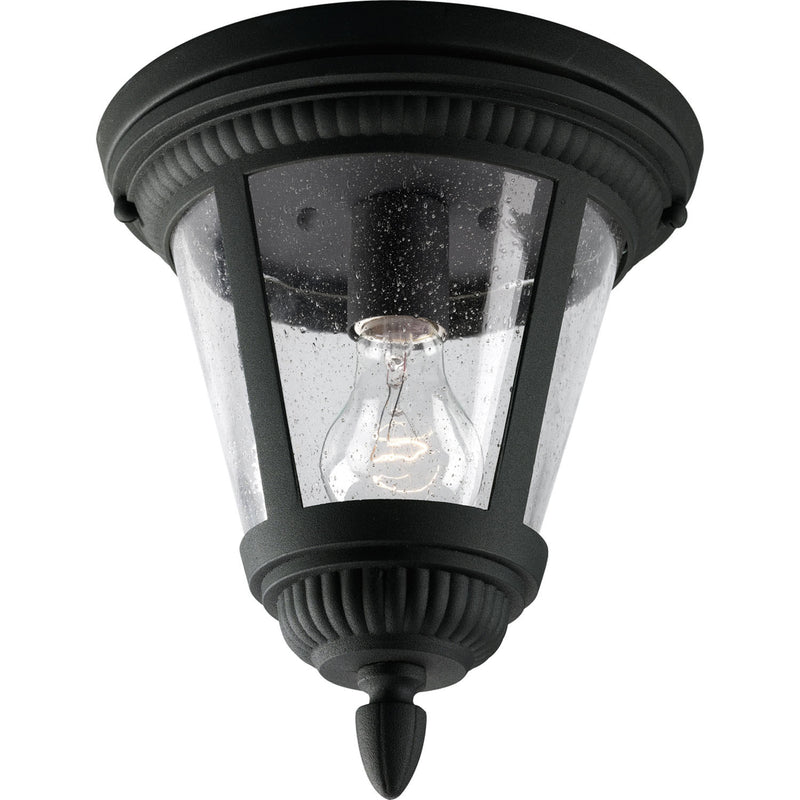 Progress Lighting P3883-31 One Light Close to Ceiling, Black