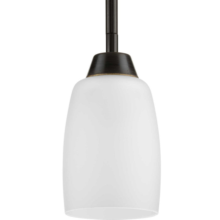 Progress Lighting P5108-20 One Light Mini Pendant, Antique Bronze