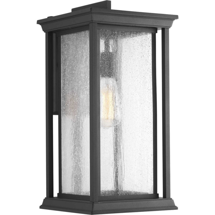 Progress Lighting P5613-31 One Light Wall Lantern, Black