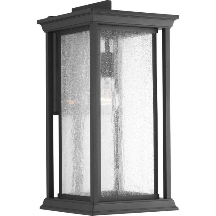Progress Lighting P5613-31 One Light Wall Lantern, Black