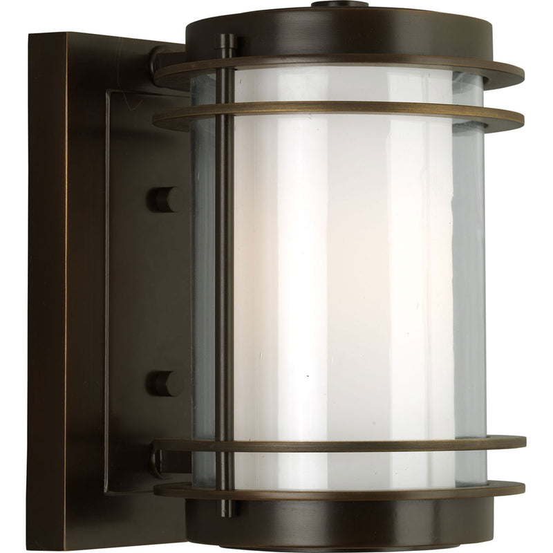 Progress Lighting P5895-108 One Light Wall Lantern, Oil Rubbed Bronze