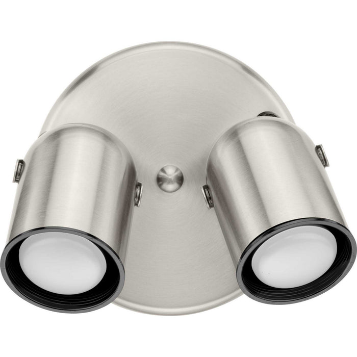 Progress Lighting P6149-09 Two Light Wall/Ceiling Mount, Brushed Nickel