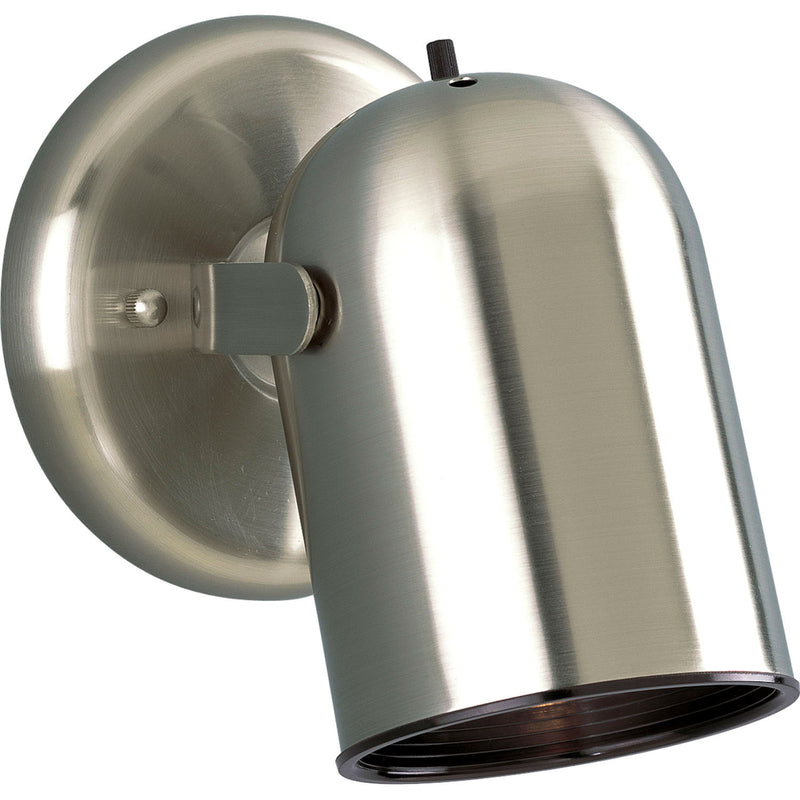 Progress Lighting P6155-09 One Light Wall Mount, Brushed Nickel