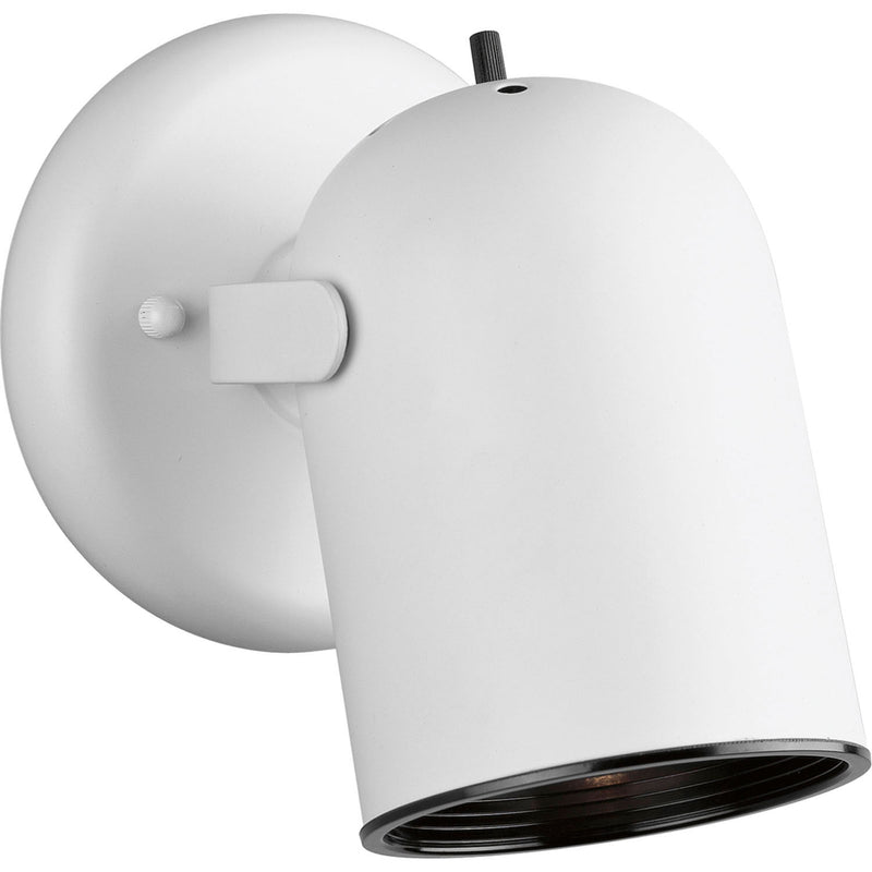 Progress Lighting P6155-30 One Light Wall Mount, White