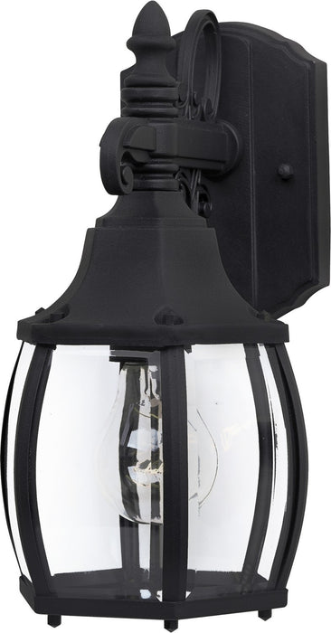 Maxim 1031BK One Light Outdoor Wall Lantern, Black
