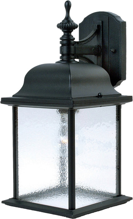 Maxim 1056BK One Light Outdoor Wall Lantern, Black