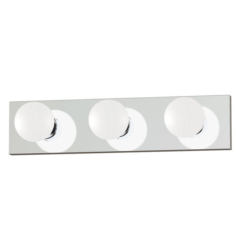 Maxim 4453PC Three Light Bath Vanity, Polished Chrome