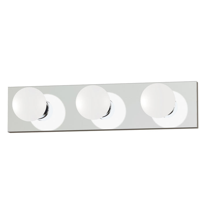 Maxim 4453PC Three Light Bath Vanity, Polished Chrome