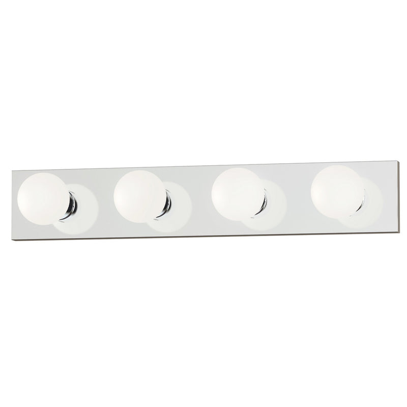 Maxim 4454PC Four Light Bath Vanity, Polished Chrome
