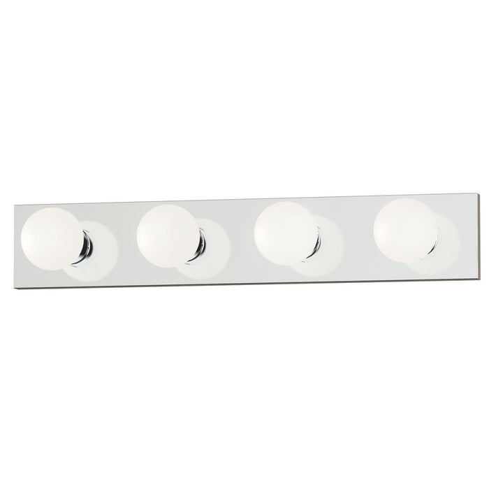 Maxim 4454PC Four Light Bath Vanity, Polished Chrome