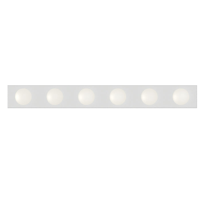 Maxim 4456PC Six Light Bath Vanity, Polished Chrome