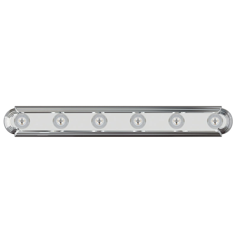 Maxim 7126PC Six Light Bath Vanity, Polished Chrome