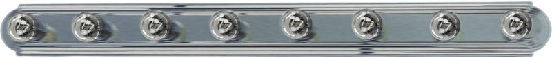 Maxim 7128SN Eight Light Bath Vanity, Satin Nickel