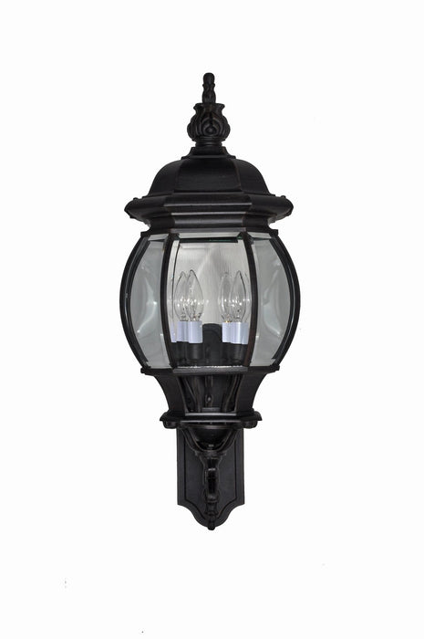 Maxim 1037BK Four Light Outdoor Wall Lantern, Black