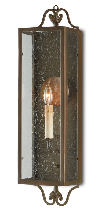 Currey and Company 5030 One Light Wall Sconce, Bronze Verdigris