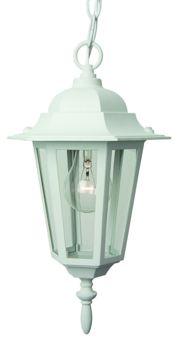 Craftmade Z151-TW One Light Pendant, Textured White