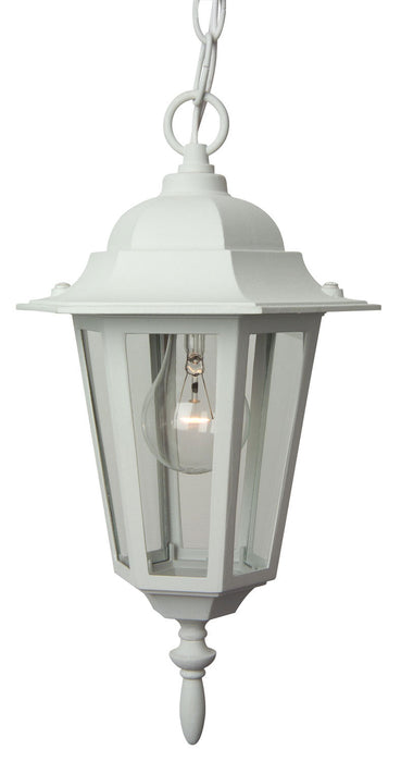 Craftmade Z151-TW One Light Pendant, Textured White