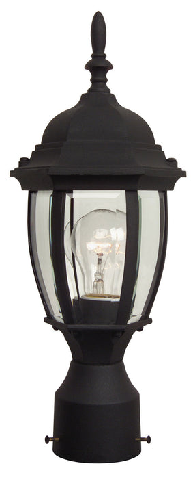 Craftmade Z265-TB One Light Post Mount, Textured Black