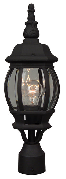 Craftmade Z325-TB One Light Post Mount, Textured Black