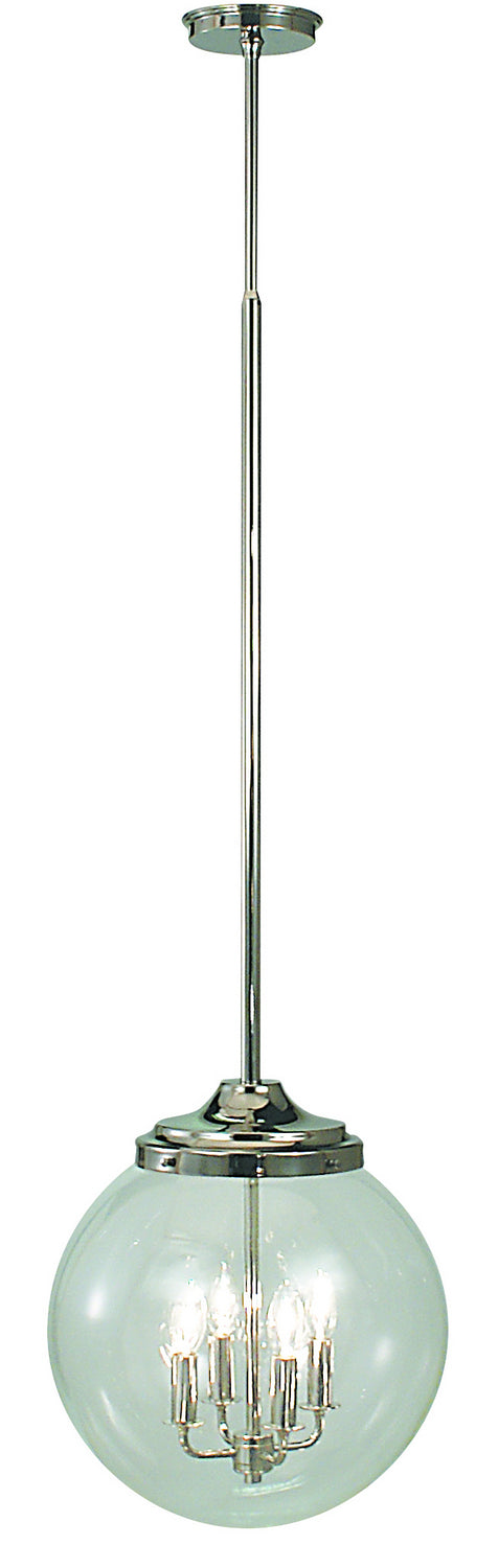 Framburg 1056 PS Four Light Pendant, Polished Silver