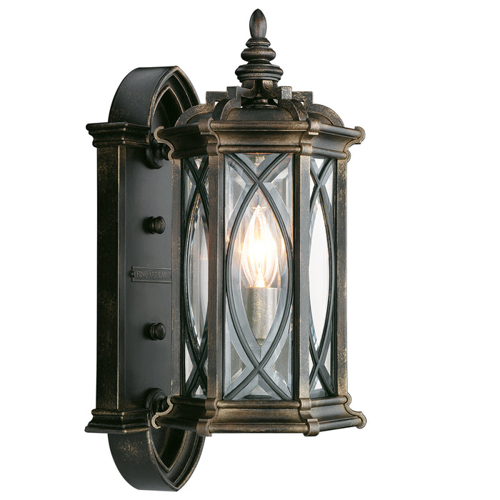 Fine Art 612681ST One Light Outdoor Wall Mount, Black