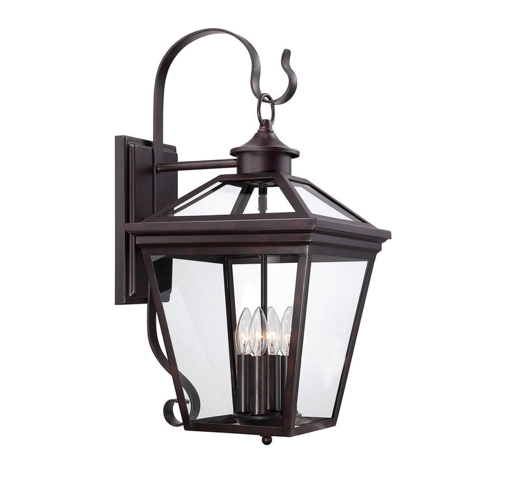 Savoy House 5-142-13 Four Light Outdoor Wall Lantern, English Bronze