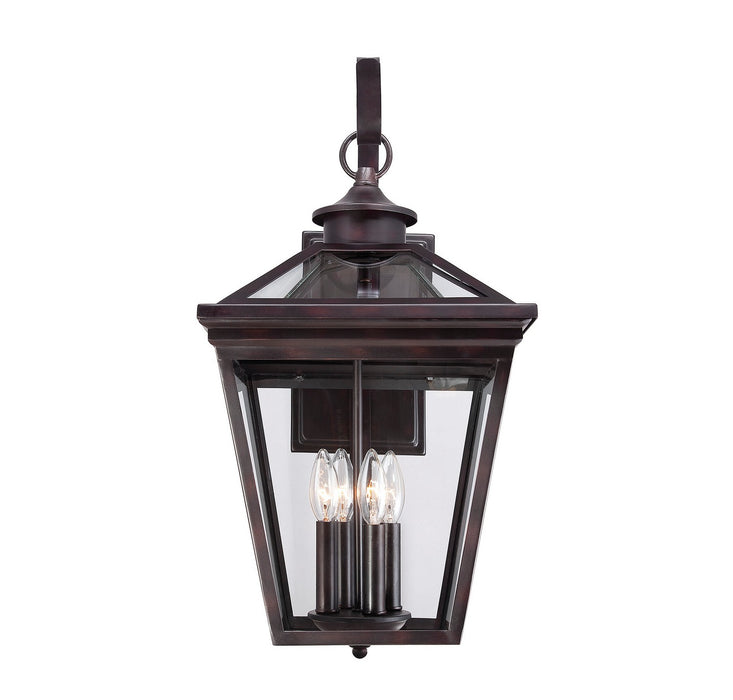 Savoy House 5-142-13 Four Light Outdoor Wall Lantern, English Bronze