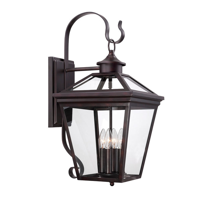 Savoy House 5-142-13 Four Light Outdoor Wall Lantern, English Bronze
