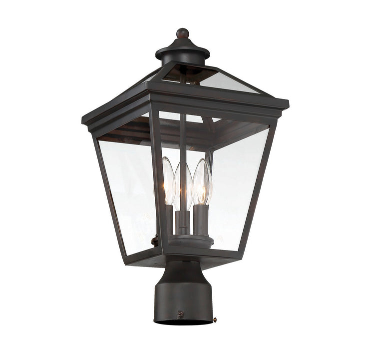 Savoy House 5-147-13 Three Light Post Lantern, English Bronze