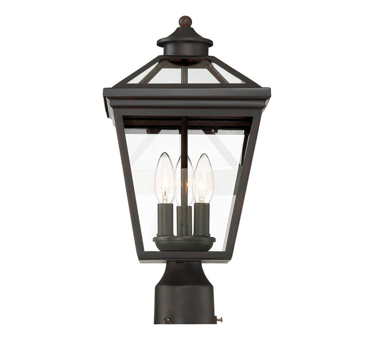 Savoy House 5-147-13 Three Light Post Lantern, English Bronze
