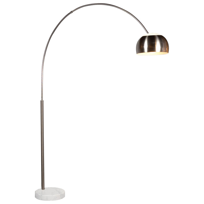 Sonneman 4096.13G One Light Floor Lamp, Satin Nickel