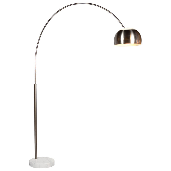 Sonneman 4096.13G One Light Floor Lamp, Satin Nickel